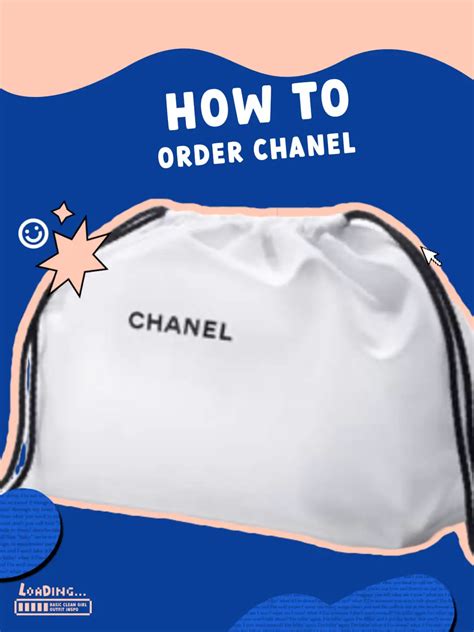 how to order chanel online|chanel order number lookup.